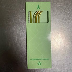 Jeffree star metal straws
